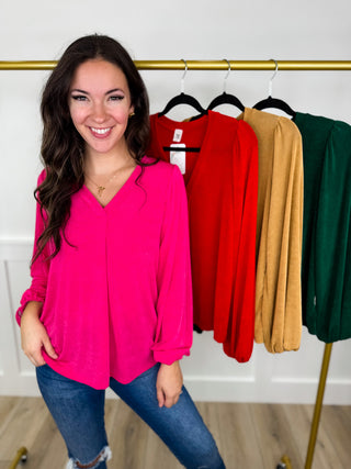 Sew In Love Take it Away Lightweight Long Sleeve Top - 4 colors!