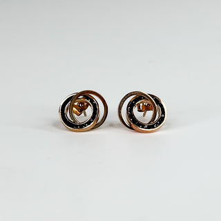 Circle of Trust Rose Gold Stud Earrings