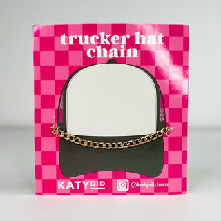 Make it Fancy Trucker Hat Gold Chain