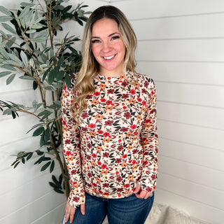 Tell a Friend Rayon Blend Long Sleeve Floral Avery Mae Top - 2 colors!