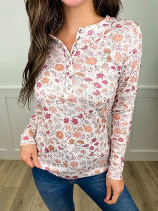 Blooming Everyday Long Sleeve Pink Avery Mae Top