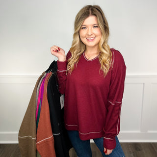 Can't Be Everything Long Sleeve Avery Mae Top - 9 colors!