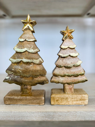 Glimmering Forest Wood Decor Set