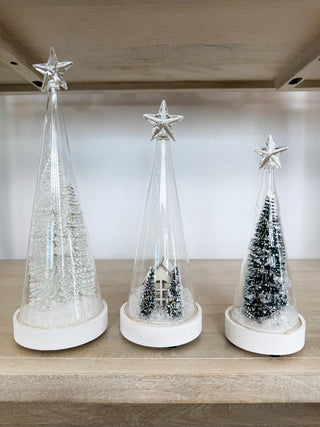 Star Light LED Light Up Glass Sitter - 3 options!