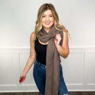 A Winter Wrap Up Knit Scarf - 5 colors!