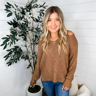 Don't Lead Me on Knit Long Sleeve Avery Mae Sweater Top - 4 colors!