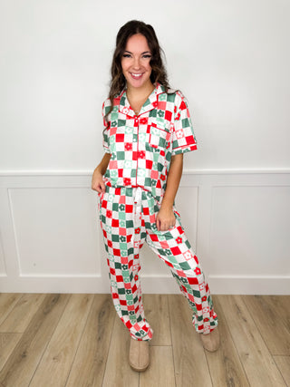 Shirley & Stone Most Wonderful Time of the Year High Rise PJ Set - 2 options!