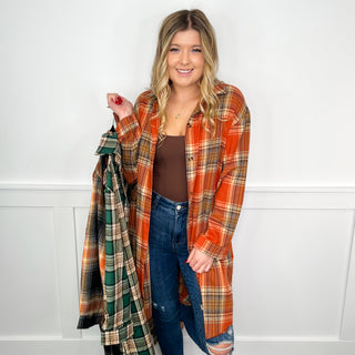 Make it Sweet Long Sleeve Flannel Top - 3 colors!