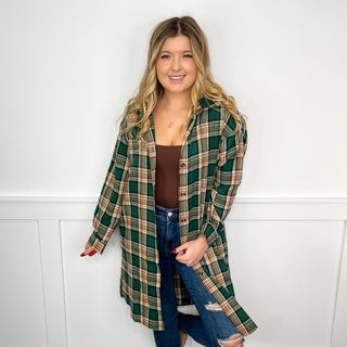 Make it Sweet Long Sleeve Flannel Top - 3 colors!