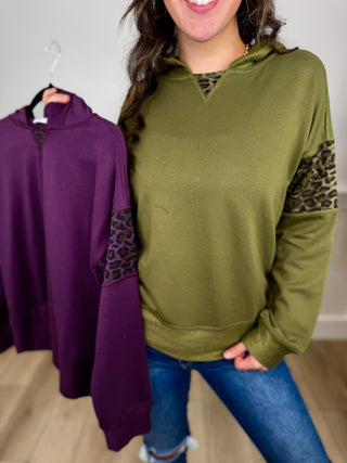 Maybe I Will Knit Long Sleeve Avery Mae Hooded Top - 2 colors!