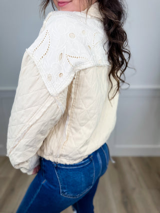 POL Keep Me Closer Cotton Long Sleeve Jacket - 2 colors!