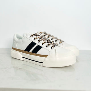 Corky Make Me Levitate Faux Leather White Platform Sneakers