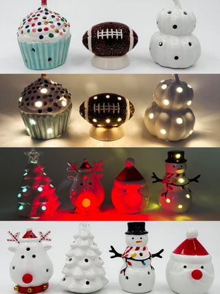 Every Day Ceramic Light Up Shelf Sitter - 11 options!