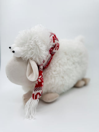 Fluffy Sheep Decorative Pillow