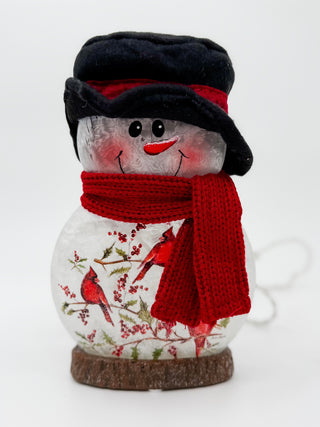 Feather & Frost Snowman Light Up Decor