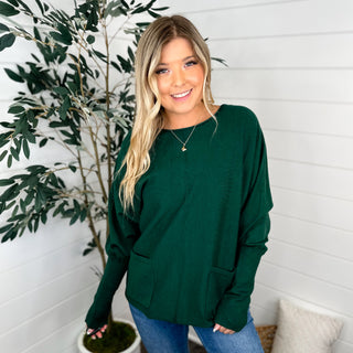 Delivering a Message Knit Long Sleeve Avery Mae Top - 2 colors!