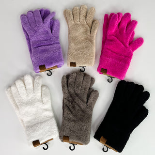 Wintery Weather Chenille Gloves - 6 colors!