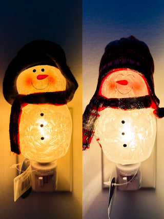 Icy Glow Snowman Night Light - 2 options!