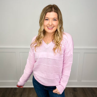 I Get it Knit Long Sleeve Avery Mae Sweater Top - 3 colors!