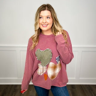 Easel With Love Cotton Blend Long Sleeve Top - 2 colors!