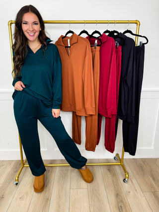 Dear Scarlett My Kinda Night High Rise Lounge Set - 4 colors!