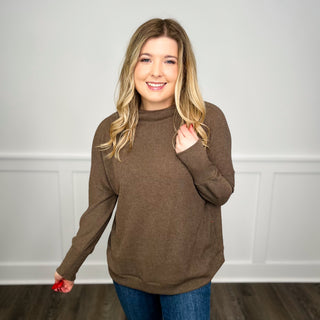 I Am That Girl Ribbed Long Sleeve Avery Mae  Sweater Top - 9 colors!