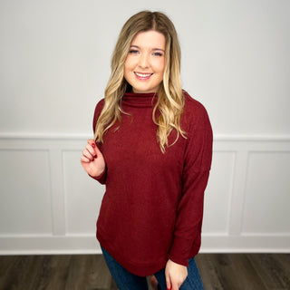 I Am That Girl Ribbed Long Sleeve Avery Mae  Sweater Top - 9 colors!