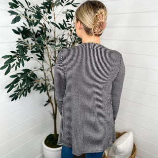 DOORBUSTER!! Sew In Love Happens Every Time Knit Long Sleeve Cardigan - 2 colors!