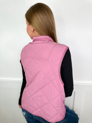Feel the Warmth Quilted Rose Avery Mae Vest