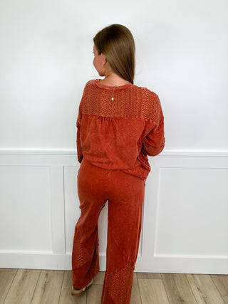 Just the Way Around Cotton Long Sleeve Avery Mae Top - 2 colors!