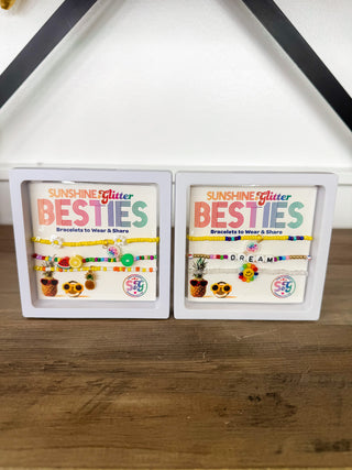 Besties Beaded Bracelet Set - 2 options!