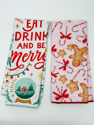 Winter's Cute Microfiber Dishtowel - 2 options!