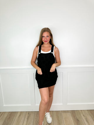 What's the Secret Avery Mae Overall Dress - 5 colors!