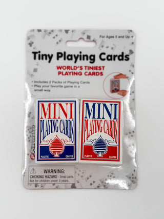 World's Tiniest Playing Cards