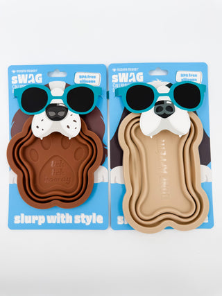 On the Go Silicone Dog Dish - 2 options!