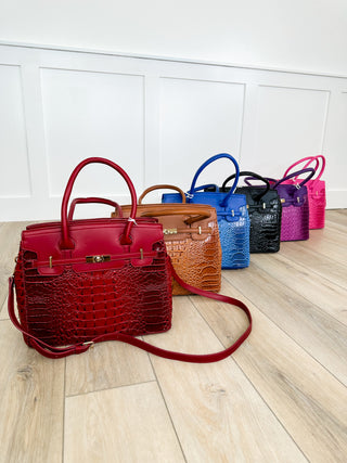Finding Fierce Faux Leather Tote Bag & Wallet Set - 6 colors!