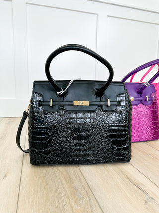 Finding Fierce Faux Leather Tote Bag & Wallet Set - 6 colors!