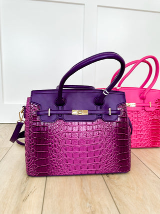 Finding Fierce Faux Leather Tote Bag & Wallet Set - 6 colors!