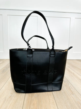 Everything is Handled Faux Leather Tote Bag Set - 6 colors!