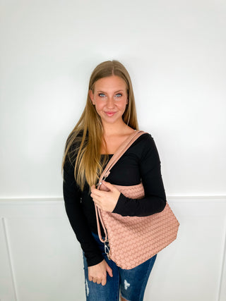 Weaving Through it Faux Leather Convertible Backpack Bag - 5 colors!