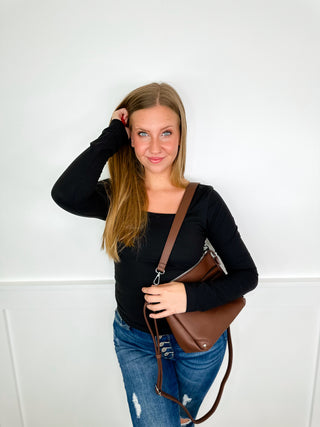 Finding the Path Faux Leather Crossbody Bag - 7 colors!