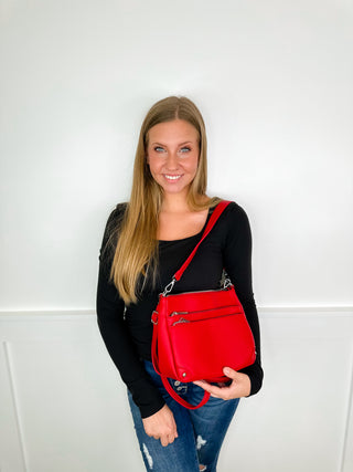 Finding the Path Faux Leather Crossbody Bag - 7 colors!