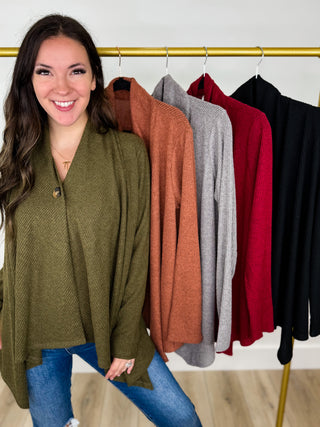 Dear Scarlett Say Anything Ribbed Long Sleeve Top - 5 colors!