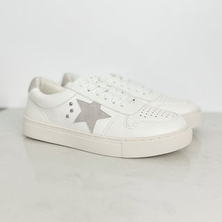 Corky So Fresh & So Clean Faux Leather White Sneakers