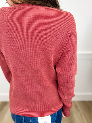 Simple Joy Knit Long Sleeve Avery Mae Sweater Top - 3 colors!