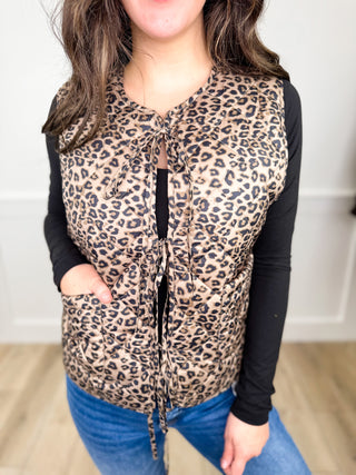 Sew In Love Have No Doubts Leopard Print Vest