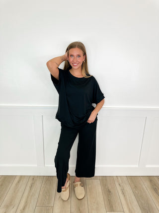 Days to Come High Rise Wide Leg Avery Mae Cropped Bottoms - 5 colors!