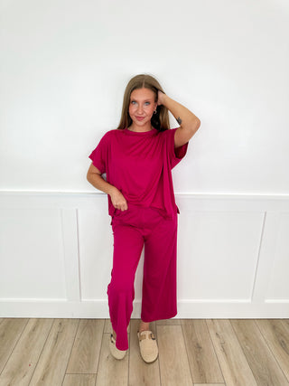 Days to Come High Rise Wide Leg Avery Mae Cropped Bottoms - 5 colors!