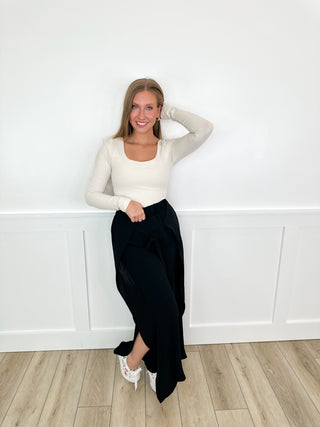 Floating Away High-Rise Lightweight Wide Leg Avery Mae Palazzo Pants
