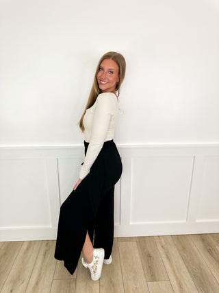 Floating Away High-Rise Lightweight Wide Leg Avery Mae Palazzo Pants